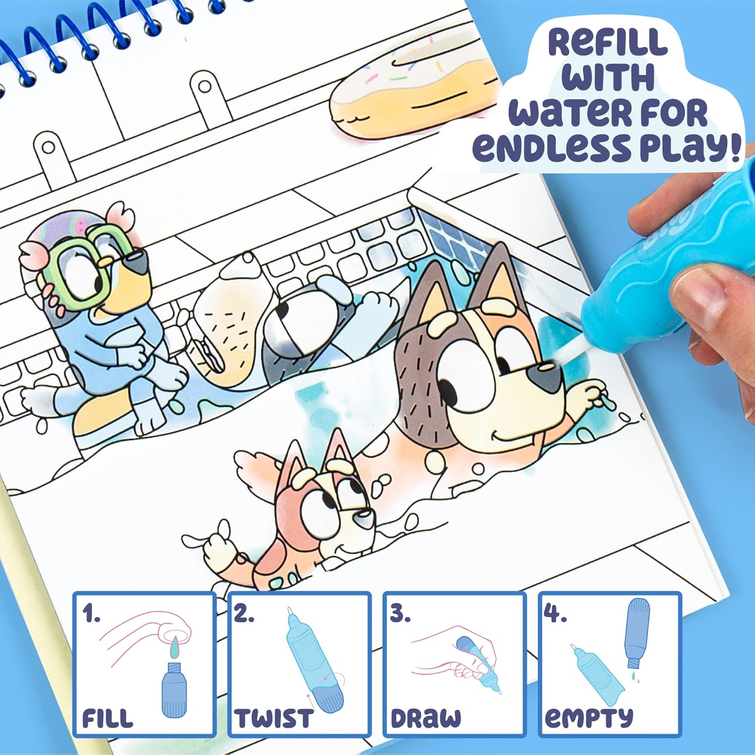 Bluey Aqua Art Pad