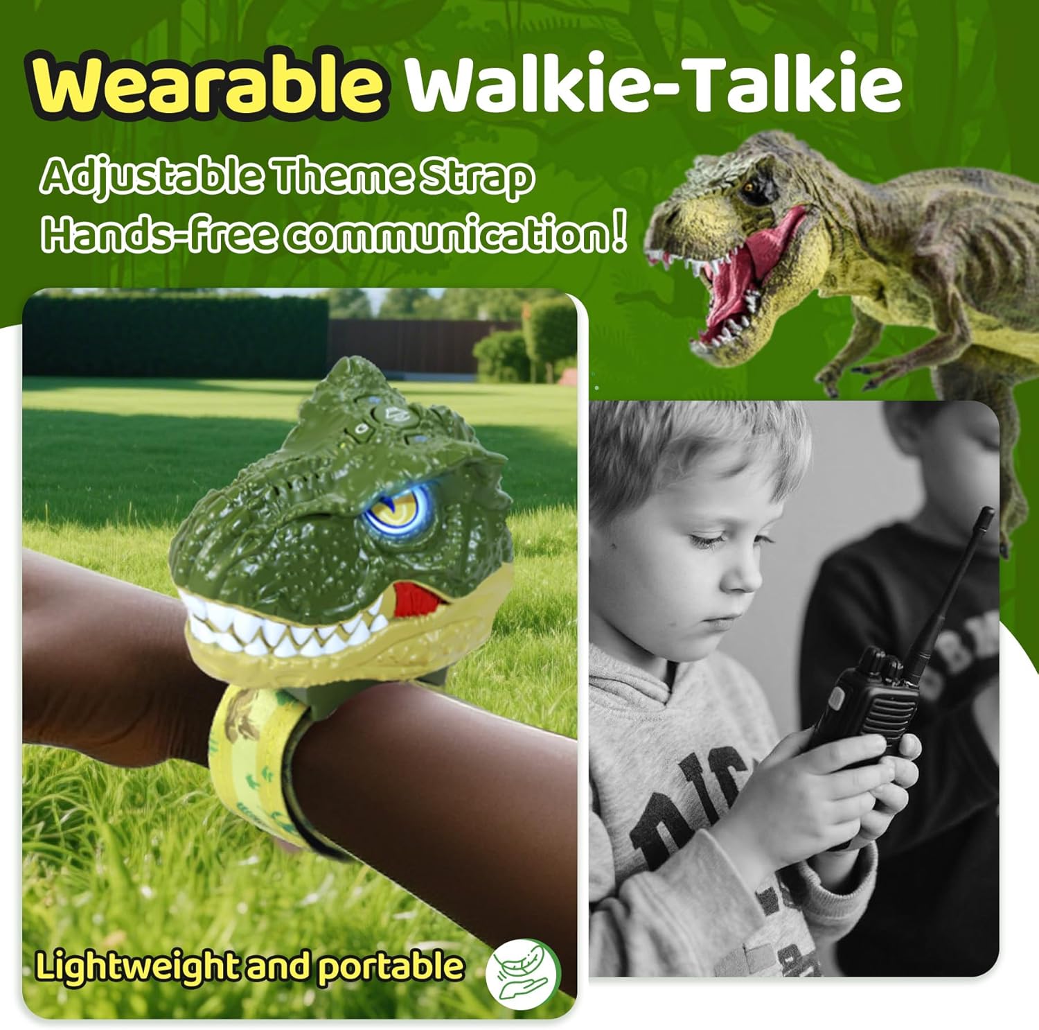 Dino Explorer Wrist Walkie Set