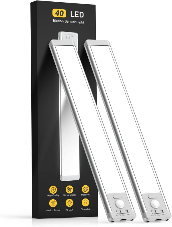 Magnetic Motion Under-Cabinet Rechargeable Light Pack